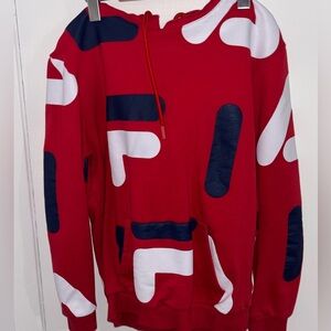 Authentic Fila Red, White, and Blue Men's Sweater